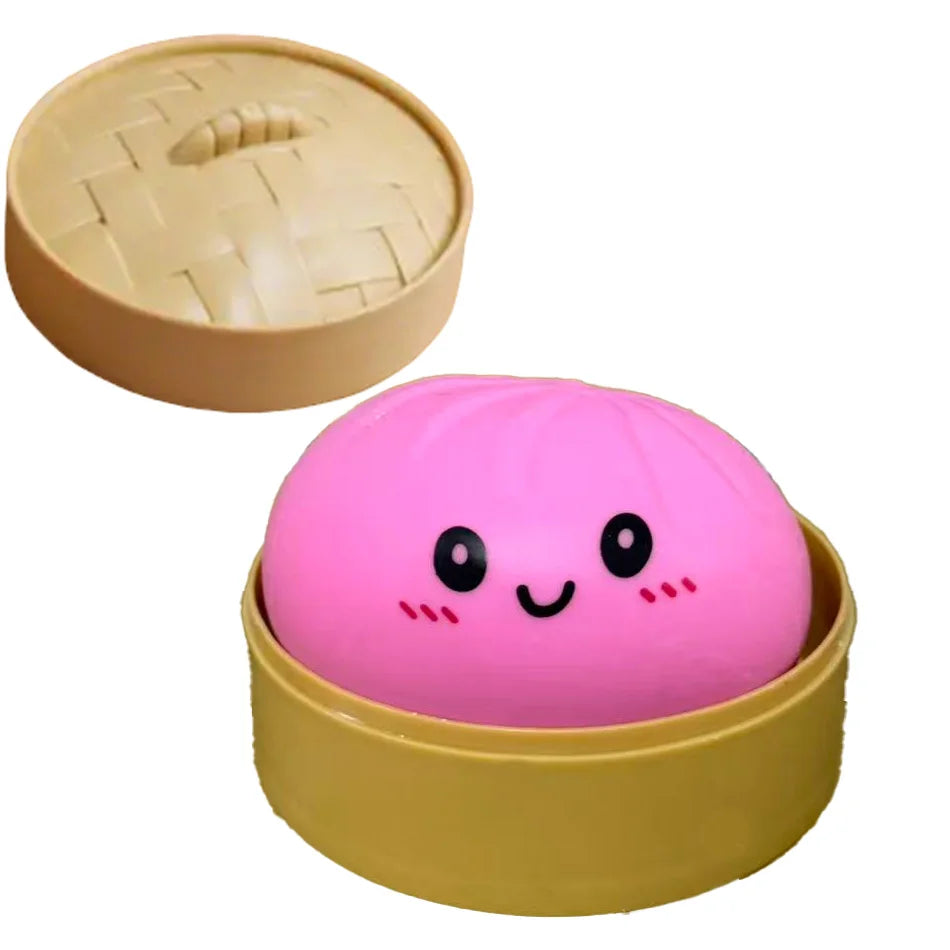 Dumpling Pressure Dumpling Squishies Kawaii Mini Food Shape Squishy Toy Slow Rise Sensory Fidget Stress Relief Party Favor Gifts