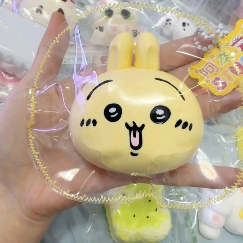 Kawaii Squishy Hachiware Usagi Soft Squeezing Fun Pinch Toys Stress-Relieving Kids Adults Fidget Relaxing Toys Birthday Gifts