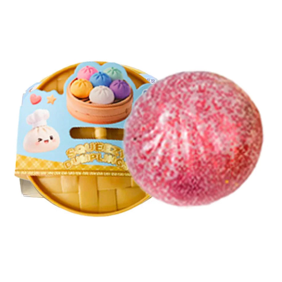 Dumpling Squishy Mysteries Dumplings Stress Relief Fidget Toys Home Office Desk Accessories Party Gift Mystery Dumpling Squishy