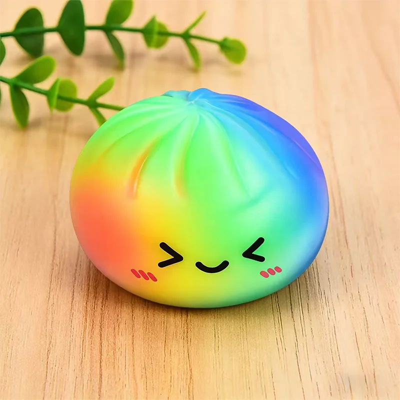 Mystery Dumpling Toy Squishy Glitter Dumpling Pressure Ball Slow Rebound Soft Pinch Decompression Office Home Squeeze Toy XMAS