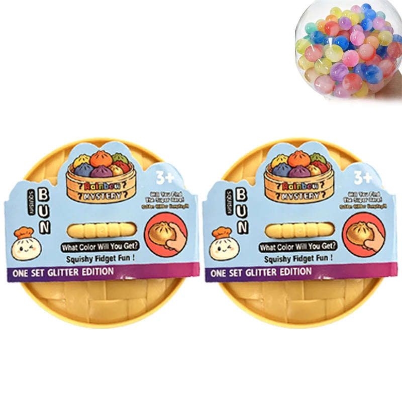 Mystery Dumpling Squishy Fidget Toy for Stress Relief Home Office Desk Accessory Party Gift Creative Desk Toy