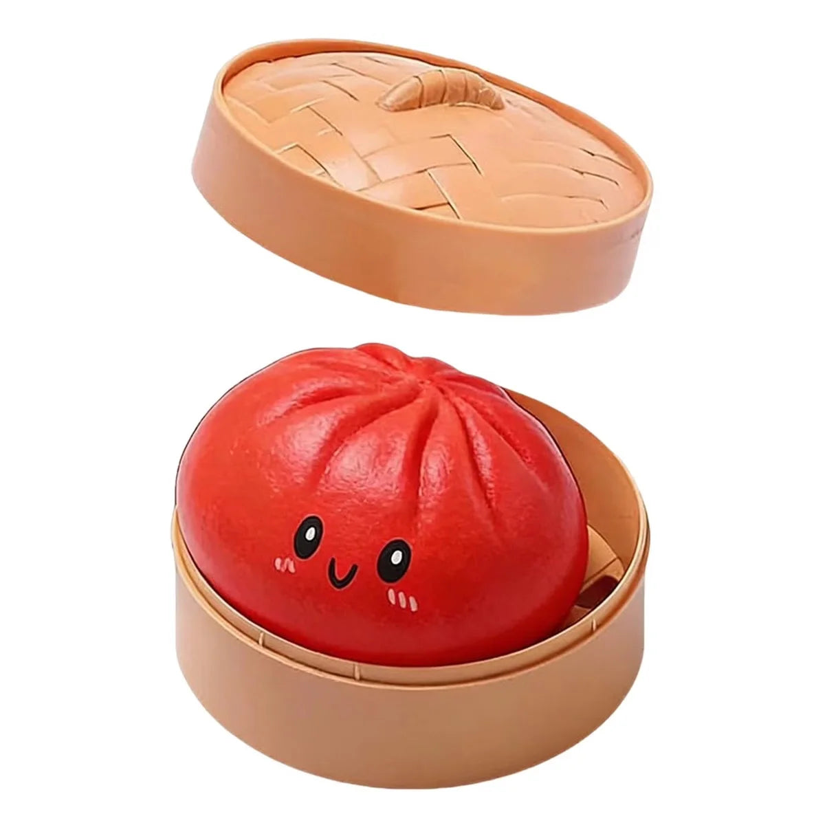 Mystery Dumpling Squishy, 4 Inch Jumbo Dumpling Stress Ball, Squishy Bun, Anxiety Relief Fidget, Soft Squeeze Decompression Doug