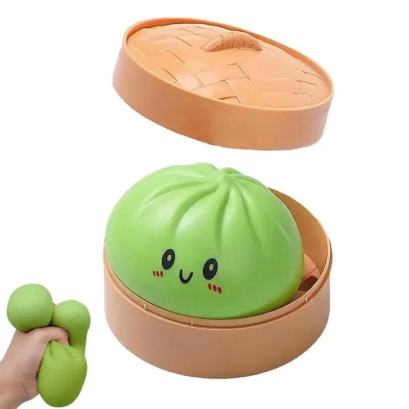 Mystery Dumpling Toy Squishy Glitter Dumpling Pressure Ball Slow Rebound Soft Pinch Decompression Office Home Squeeze Toy XMAS