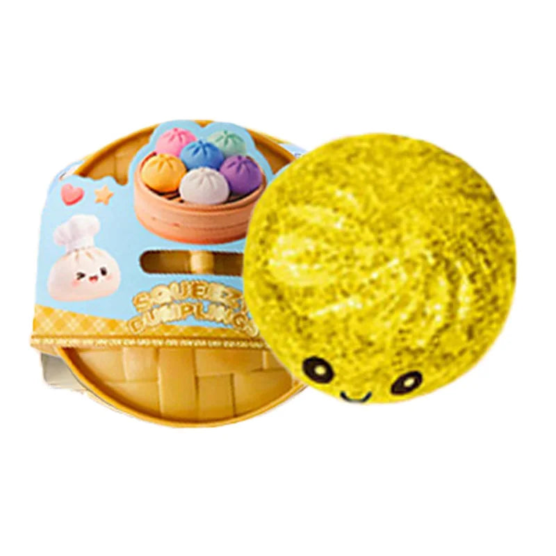 Dumpling Squishy Mysteries Dumplings Stress Relief Fidget Toys Home Office Desk Accessories Party Gifts Mystery Dumpling Squishy