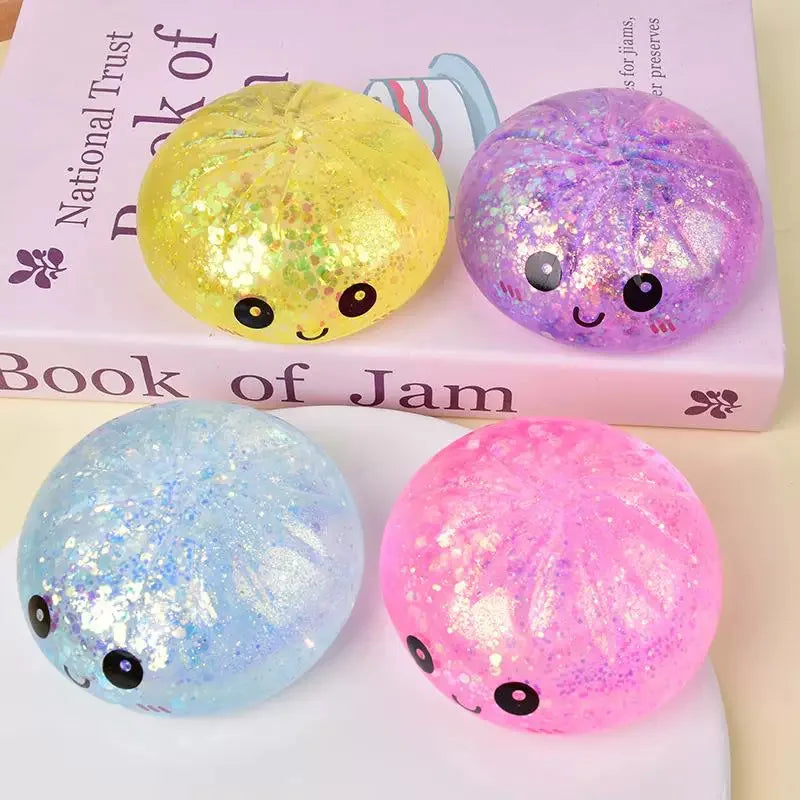 Dumpling Squishy Mysteries Dumplings Stress Relief Fidget Toys Home Office Desk Accessories Party Gifts Mystery Dumpling Squishy
