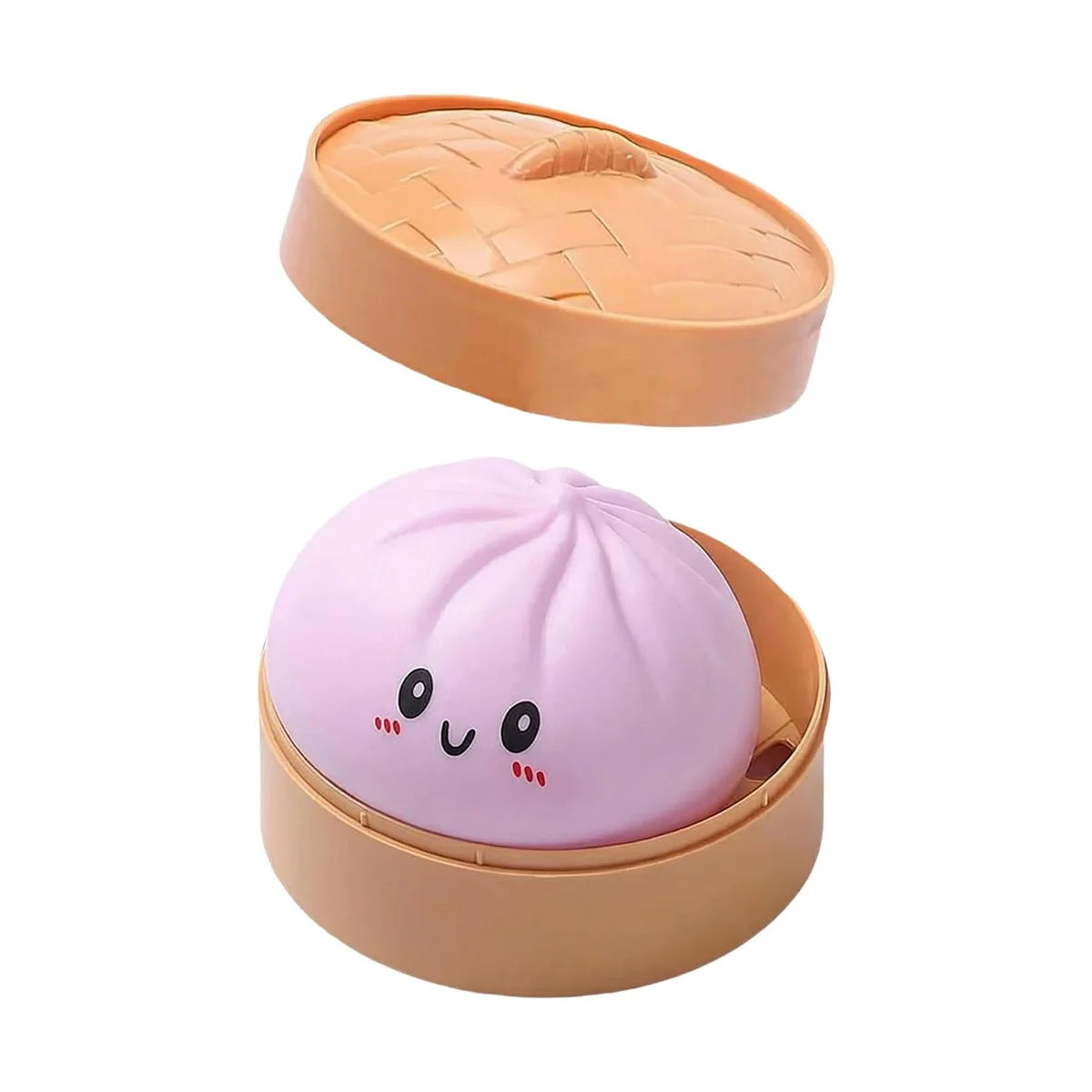 Mystery Dumpling Squishy, 4 Inch Jumbo Dumpling Stress Ball, Squishy Bun, Anxiety Relief Fidget, Soft Squeeze Decompression Doug