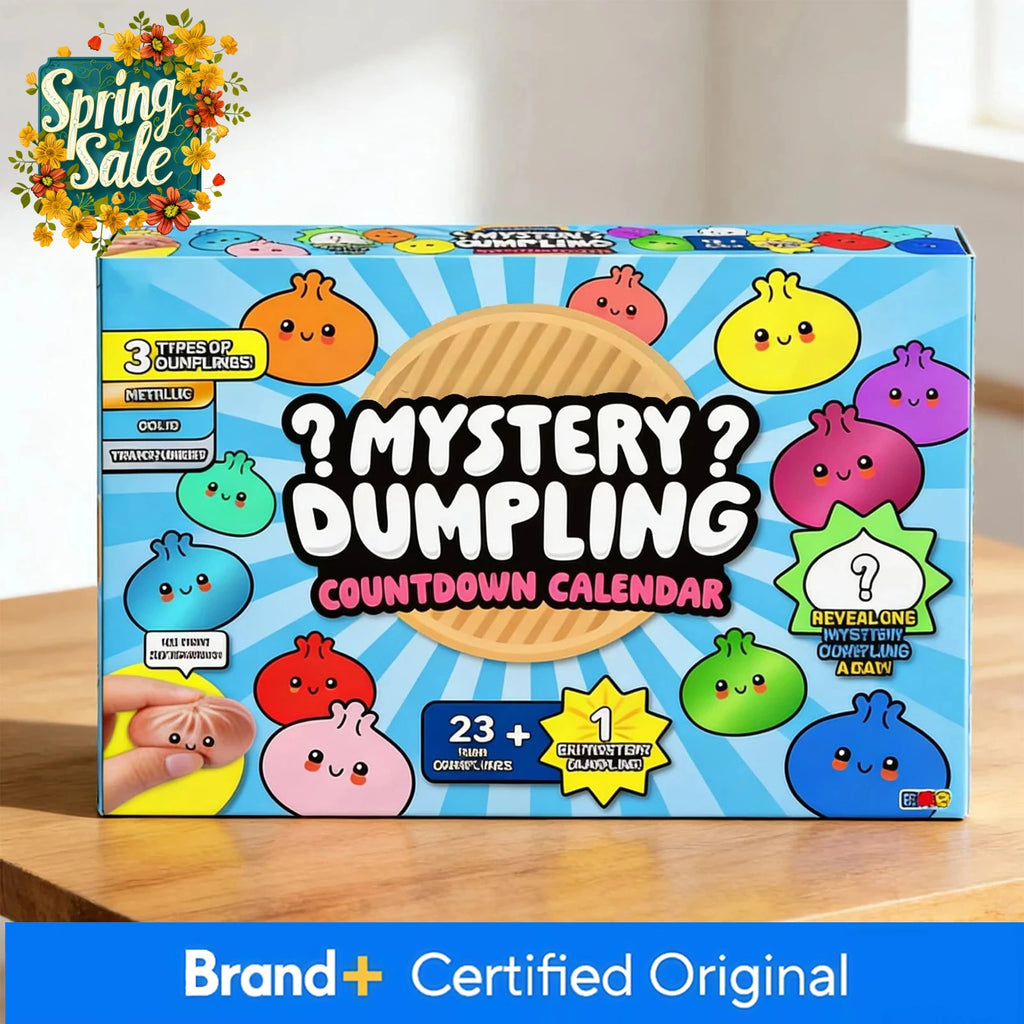Kawaii Bun Squishy Mystery 24 Dumpling Squishies Fidget Toys Anxiety Relief Squeeze Decompression Dough For Stress-Free Moments