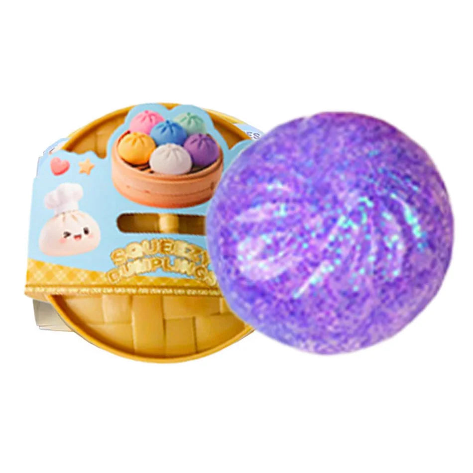 Dumpling Squishy Mysteries Dumplings Stress Relief Fidget Toys Home Office Desk Accessories Party Gift Mystery Dumpling Squishy