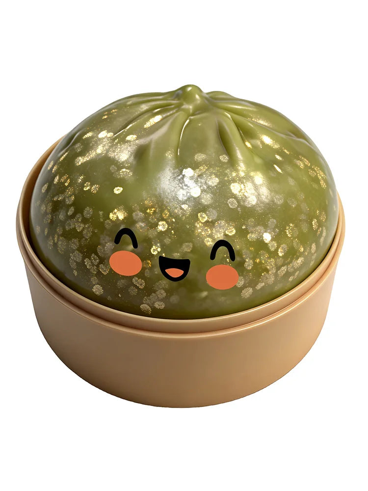Mystery Dumpling Squishies Slow Rising Squishy Ball Toy Desk Ornament for Home Office School Decompression Props