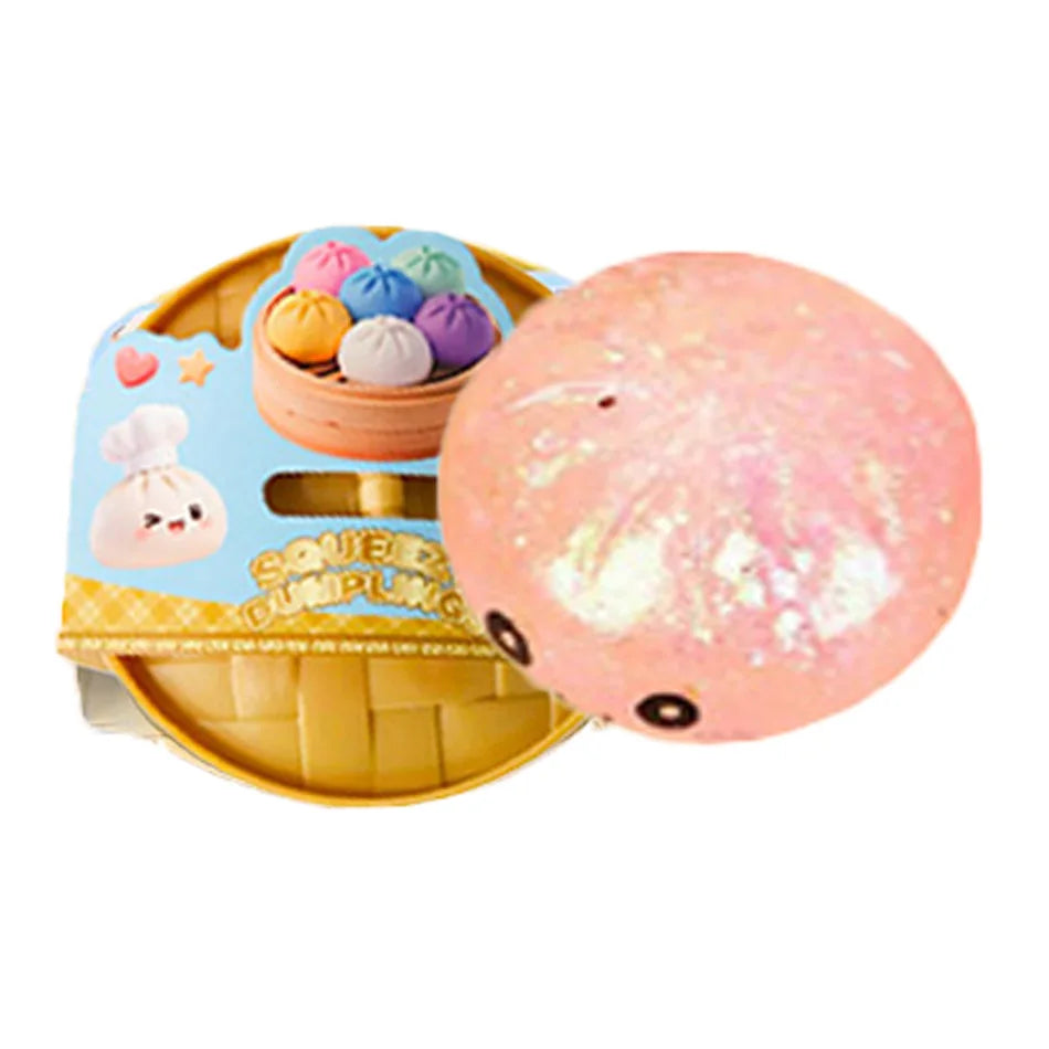 Dumpling Squishy Mysteries Dumplings Stress Relief Fidget Toys Home Office Desk Accessories Party Gift Mystery Dumpling Squishy