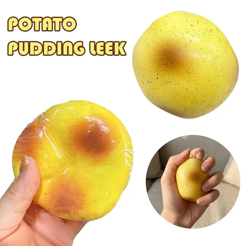 Kawaii PU Foam Potato Squishy Toy Soft Slow Rising Squeeze Stress Relief Sensory Fidget Toys for Kids Adults Funny Gift