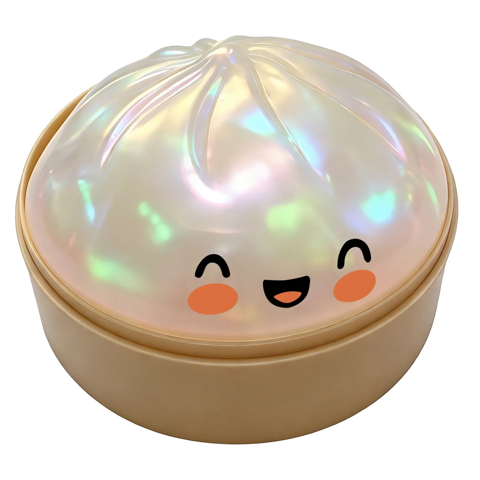 Dumpling Squishy 1pcs Glitter Steamed Bun Pinch Music Simulation Steam Buns Shape Cute And Fun Relieve Stress Squish Dumplings