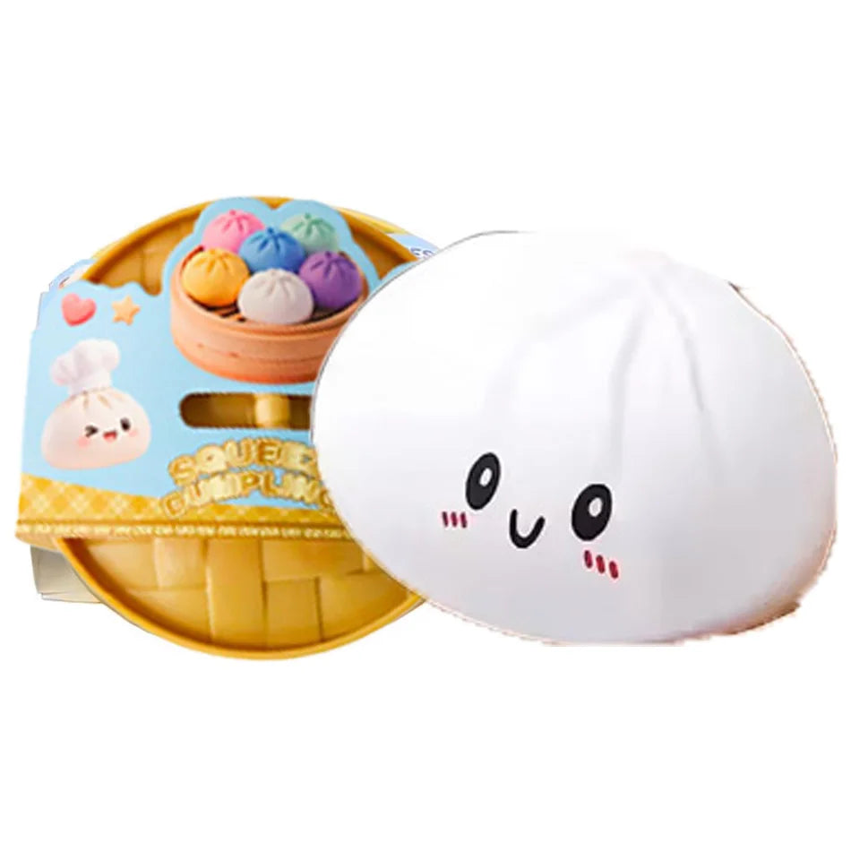 Dumpling Squishy Mysteries Dumplings Stress Relief Fidget Toys Home Office Desk Accessories Party Gift Mystery Dumpling Squishy