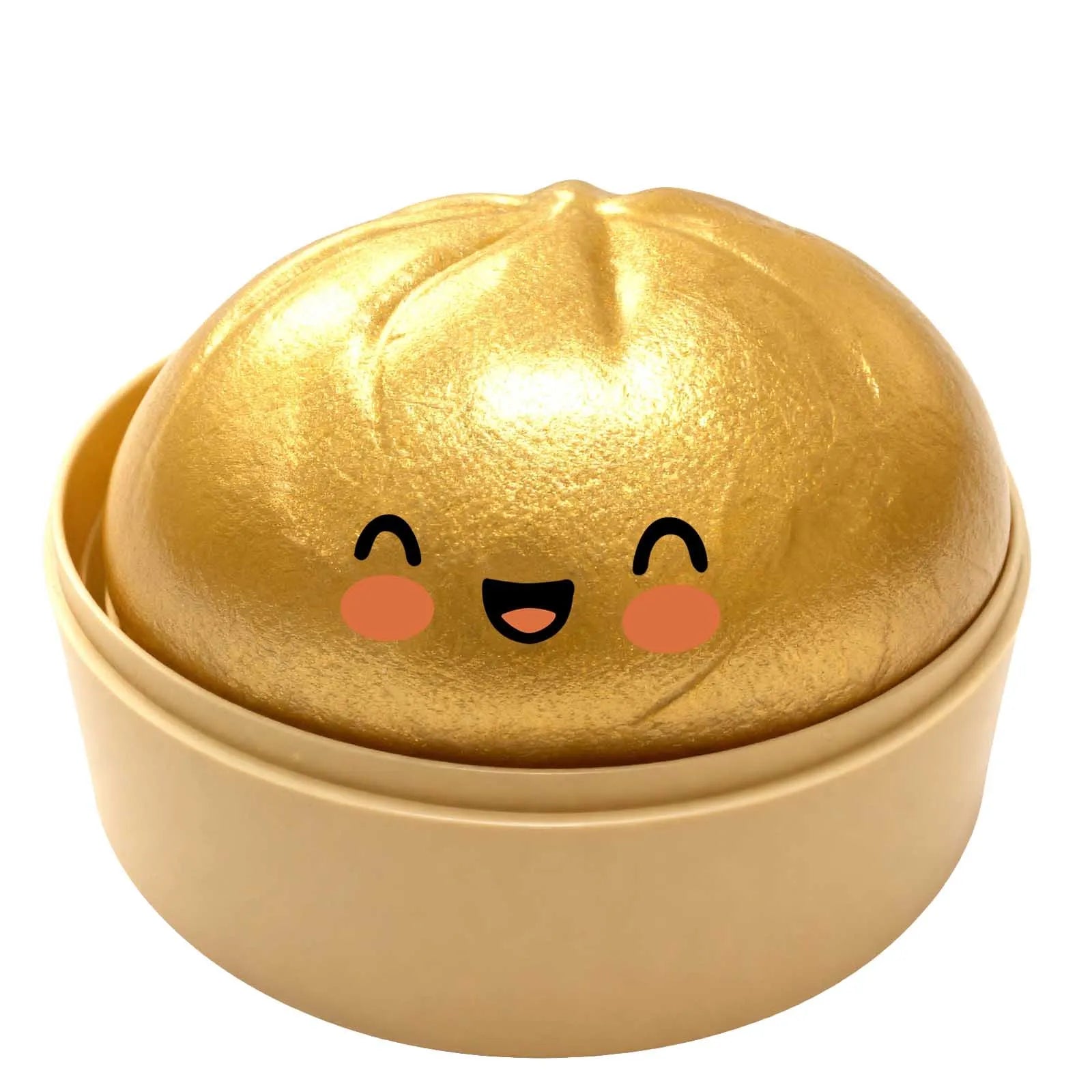 Dumpling Squishy 1pcs Glitter Steamed Bun Pinch Music Simulation Steam Buns Shape Cute And Fun Relieve Stress Squish Dumplings