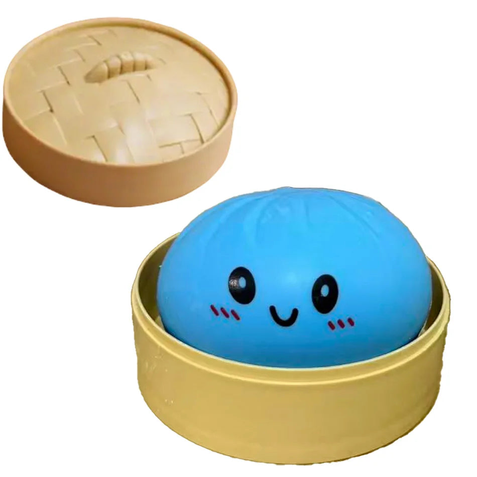 Dumpling Pressure Dumpling Squishies Kawaii Mini Food Shape Squishy Toy Slow Rise Sensory Fidget Stress Relief Party Favor Gifts