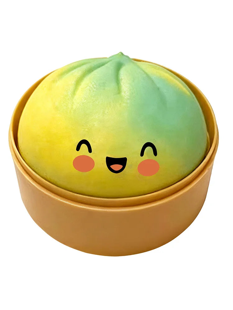 Mystery Dumpling Squishies Slow Rising Squishy Ball Toy Desk Ornament for Home Office School Decompression Props
