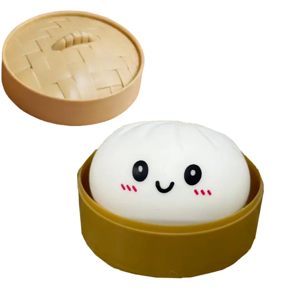 Dumpling Pressure Dumpling Squishies Kawaii Mini Food Shape Squishy Toy Slow Rise Sensory Fidget Stress Relief Party Favor Gifts