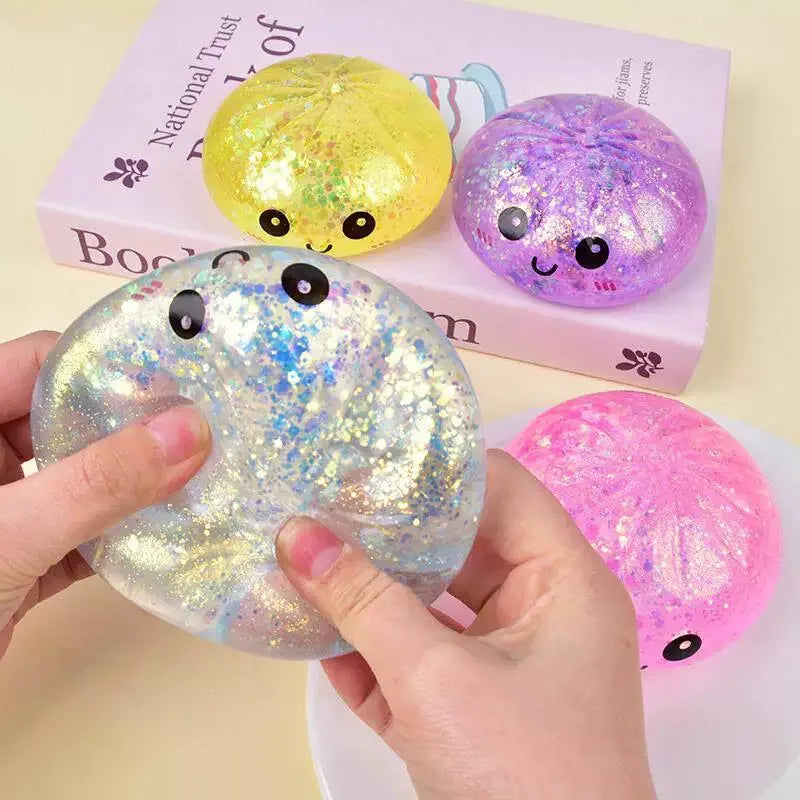 Dumpling Squishy Mysteries Dumplings Stress Relief Fidget Toys Home Office Desk Accessories Party Gifts Mystery Dumpling Squishy