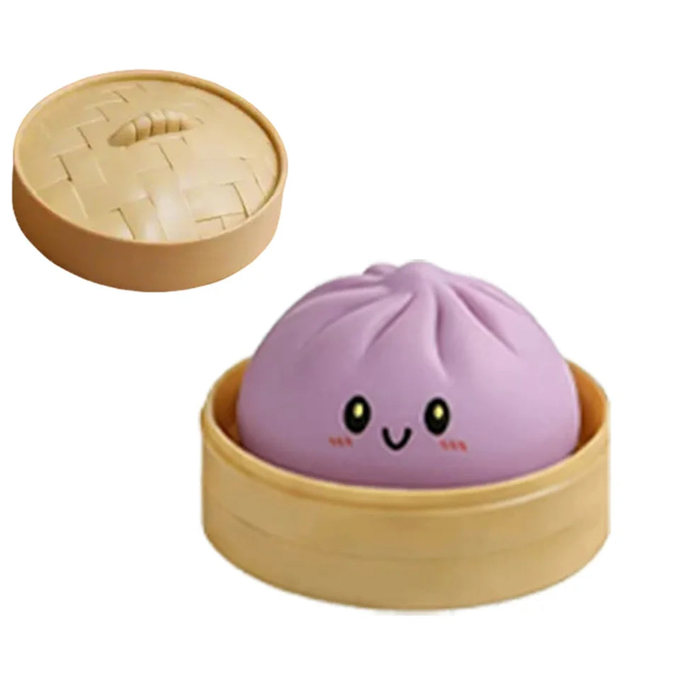 Dumpling Pressure Dumpling Squishies Kawaii Mini Food Shape Squishy Toy Slow Rise Sensory Fidget Stress Relief Party Favor Gifts